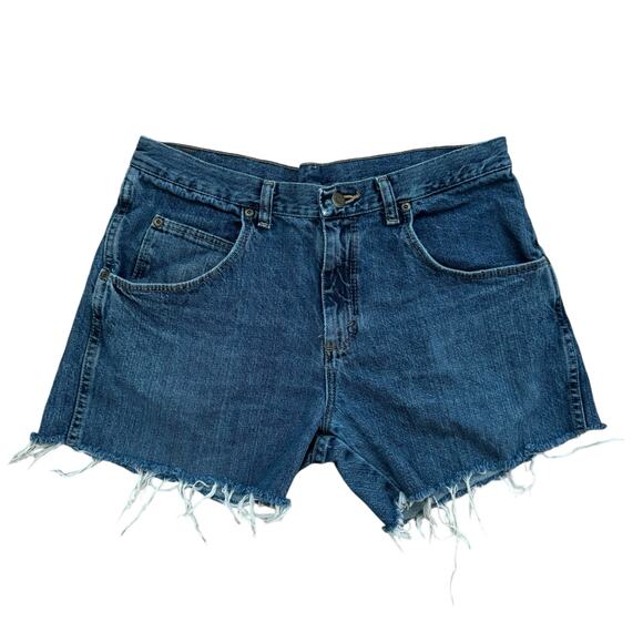 Wrangler Cut Off Denim Shorts Women’s Size 33 - Picture 1 of 4
